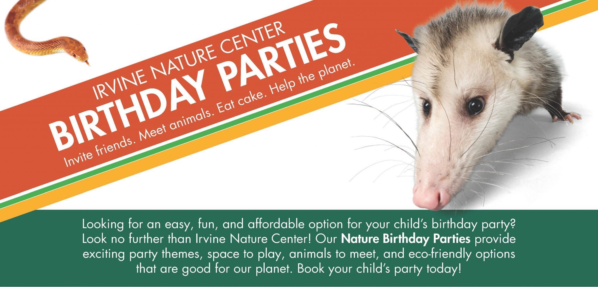 Birthday Parties - Irvine Nature Center