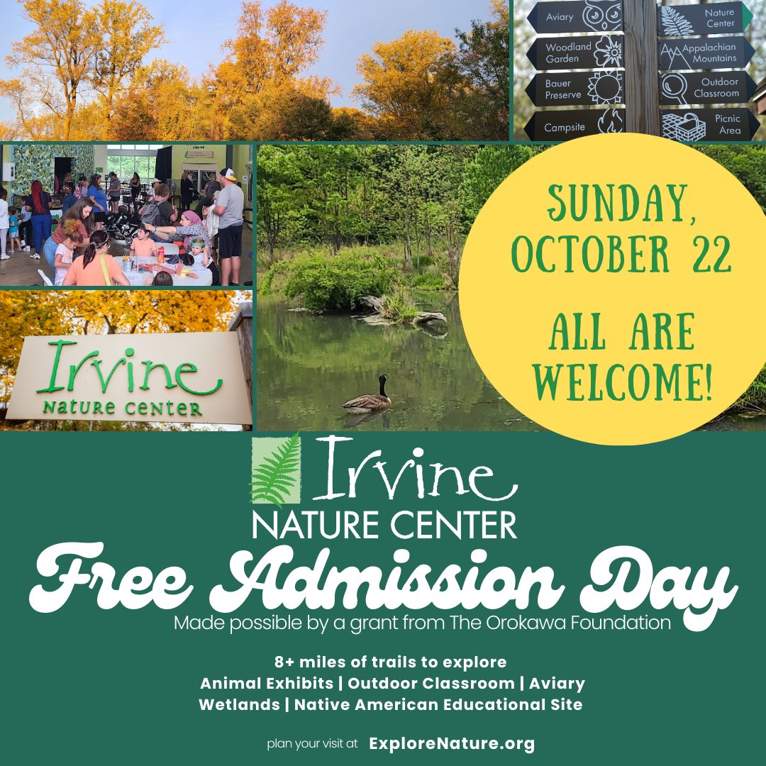 FREE ADMISSION SUNDAY - Irvine Nature Center